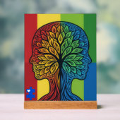 Symbole acrylique de l'autisme (Neutre)