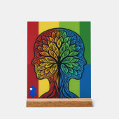 Symbole acrylique de l'autisme (Recto)