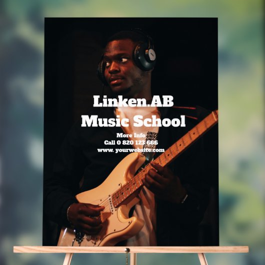 Symbole acrylique de l'école de musique Photo pers (Neutre)