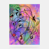 Symbole acrylique de l'humeur Abstraite (Recto)