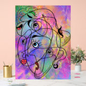 Symbole acrylique de l'humeur Abstraite (Mariage)