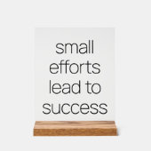 Symbole acrylique de petits efforts (Recto)