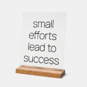 Symbole acrylique de petits efforts (Angle)