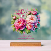 Symbole acrylique de pivoine personnalisée de la f (Neutre)