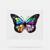 Symbole acrylique des beaux papillons couleur (Recto)