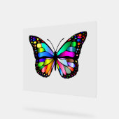 Symbole acrylique des beaux papillons couleur (Angle)