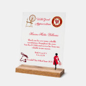 Symbole acrylique du Prix d'appréciation de l'OFJ (Angle)