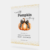 SYMBOLE ACrylique D'UN PETIT Baby shower Citrouill (Angle)