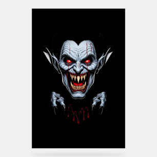 Symbole acrylique Eerie Vampire Face