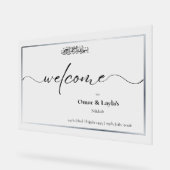 Symbole acrylique élégant et personnalisé Mariage (Angle)