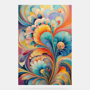 Symbole acrylique Flora 3 Floral Pastel