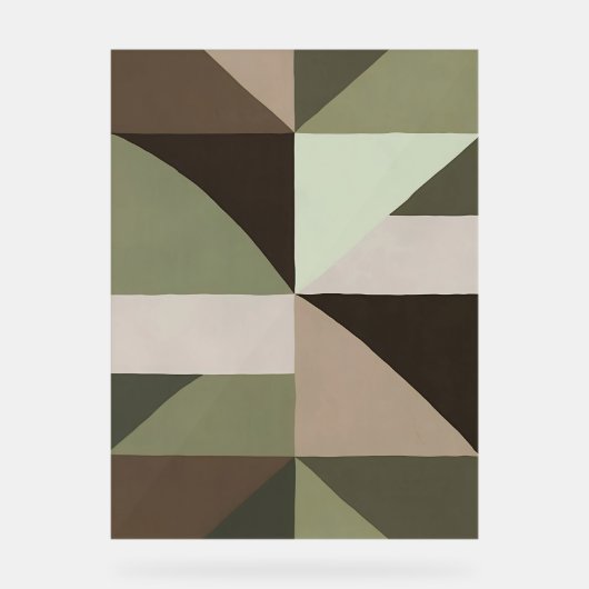 SYMBOLE ACrylique Géométrie organique (Recto)