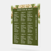 Symbole acrylique givrée de la carte de siège de m (Angle)