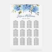 Symbole acrylique Hydrangea 12 Tables SEATING CHAR (Recto)