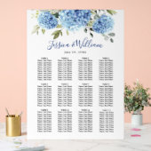 Symbole acrylique Hydrangea 12 Tables SEATING CHAR (Mariage)