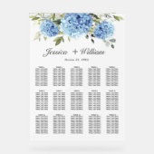 Symbole acrylique Hydrangea 15 Tables SEATING CHAR (Recto)