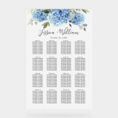 Symbole acrylique Hydrangea 16 Tables SIÈGE GRAPHI (Recto)