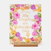 SYMBOLE ACrylique Jardin Floral (Recto)