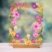 SYMBOLE ACrylique Jardin Floral (Neutre)