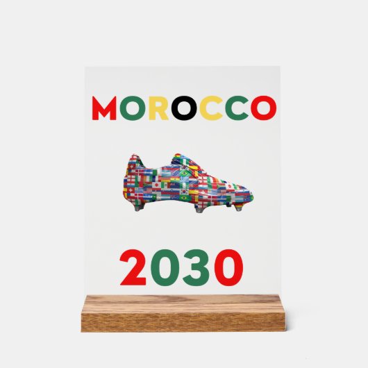 SYMBOLE ACrylique MAROC 2030 (Recto)