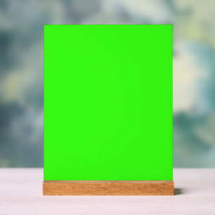 SYMBOLE ACrylique personnalisé néon vert