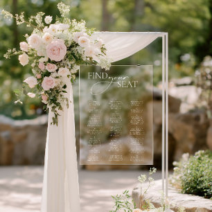 Symbole acrylique Simple moderne Mariage