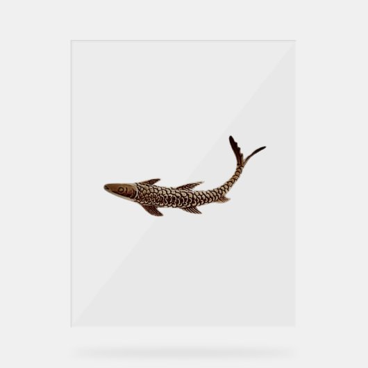 SYMBOLE ACrylique STYLE FISH DESIGN (Recto)