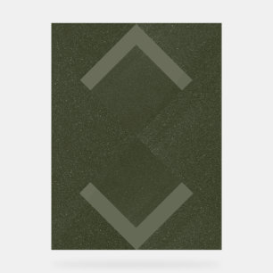 Symbole acrylique textuel de la mousse géométrique