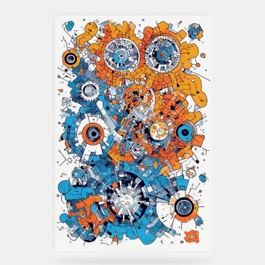 Symbole acrylique V-Pulse 2 (Recto)