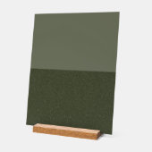 Symbole acrylique vert de mousse de Split moderne (Angle)