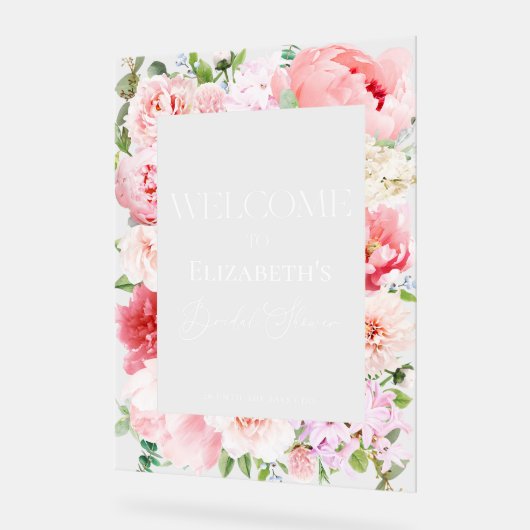 Symbole acrylique Wild Garden Fête des mariées Bie (Angle)