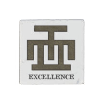 Symbole Adinkra - Aimant en pierre d'excellence