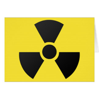 Symbole atomique nucléaire de rayonnement