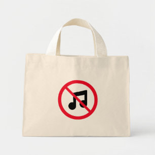 Symbole Aucun Cercle Rouge Musique   Sac fourre-to