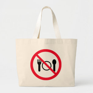 Symbole Aucun Cercle rouge   Sac fourre-tout Jumbo