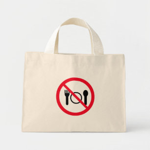 Symbole Aucun Cercle rouge Sac fourre-tout minus