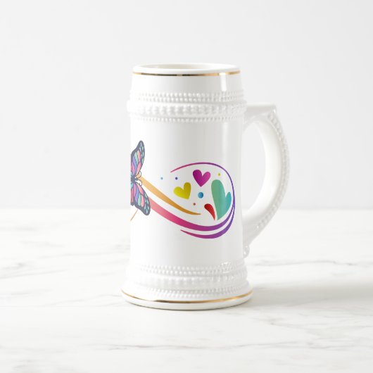 Symbole autisme Mug cadeau (Devant droit)