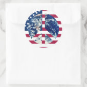 Symbole autocollant Peace USA (Sac)