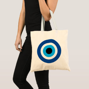Symbole bleu Mati Evil Eye sac fourre-tout