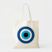 Symbole bleu Mati Evil Eye sac fourre-tout (Devant)