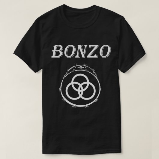 Symbole Bonzo Trois Cercles Basse Drum T-Shirt (Design devant)