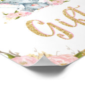 Symbole Cadeaux Poster Éléphant Baby shower d'anni (Coin)