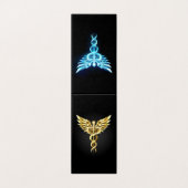 Symbole caducée polygonal or (Outside Unfolded)