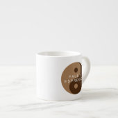 Symbole café Yin et Yang Brown tasse expresso pers (Devant droit)