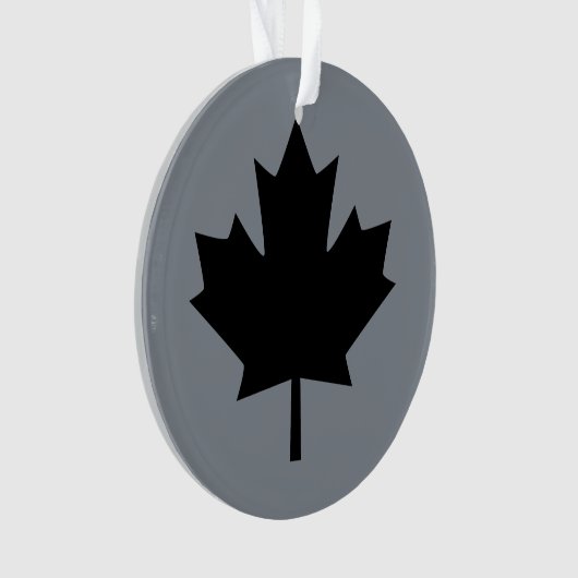 Symbole canadien de feuille d'érable noire (devant)