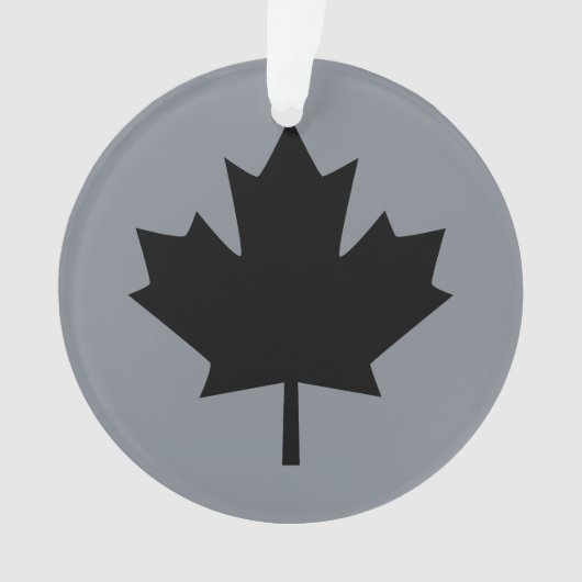 Symbole canadien de feuille d'érable noire (devant)