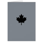 Symbole canadien de feuille d'érable noire (Devant)