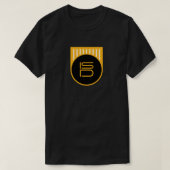 Symbole Cercle Noir & Or de l'ISD T-shirt (Design devant)