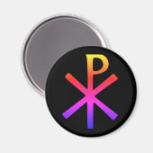 Symbole Chi Rho Magnet (Recto/Verso)