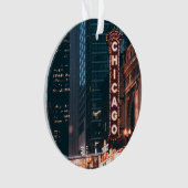 SYMBOLE Chicago Illinois Neon Nuit (devant)